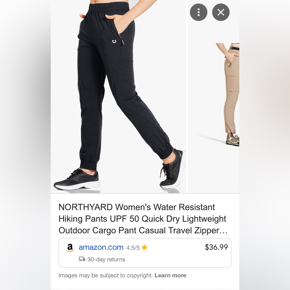 BRAND NEW! North yard water resistant outdoor cargo pants!